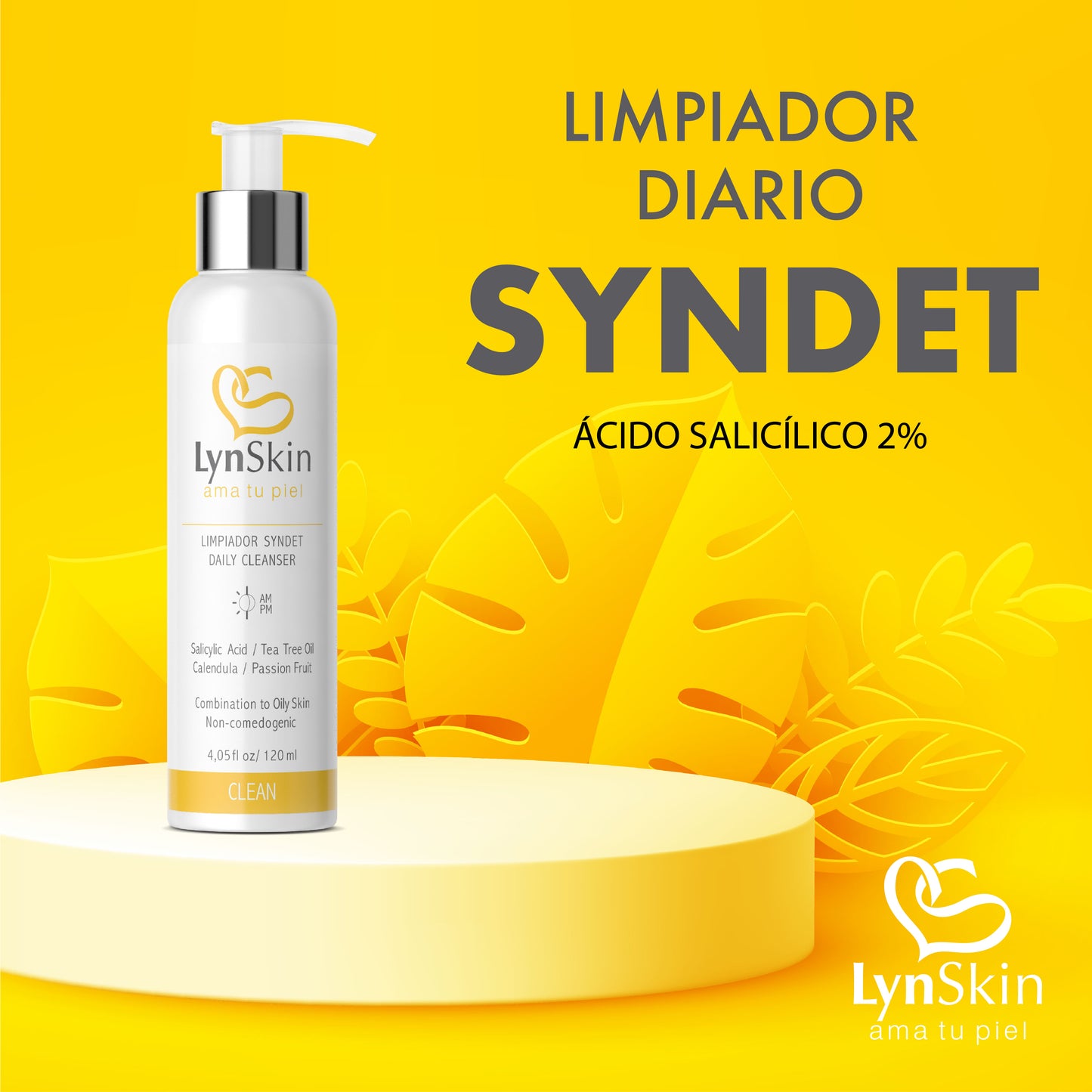Limpiador Syndet LynSkin x 120ml