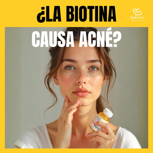 ¿La biotina causa acné? Lo que necesitas saber si tomas suplementos
