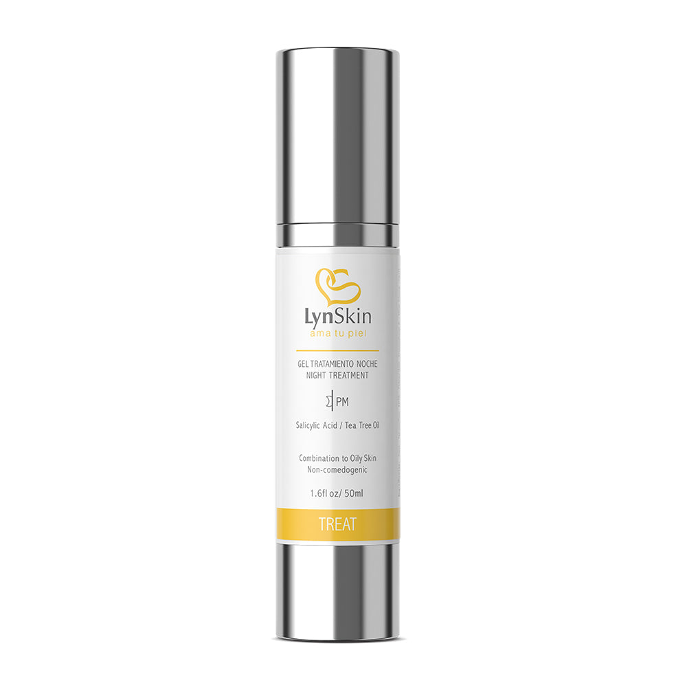 Gel nocturno LynSkin ácido salicílico tea tree 50ml