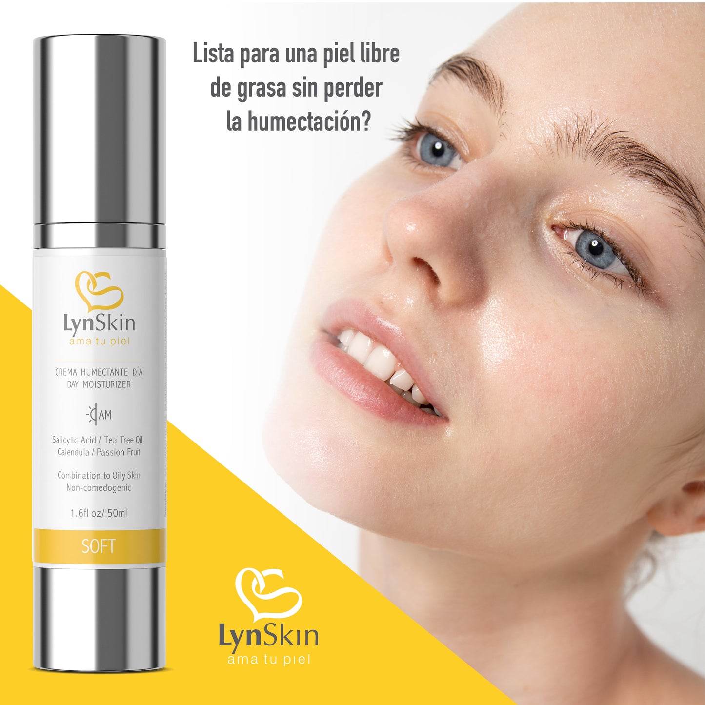 Crema Humectante Día LynSkin x 50ml