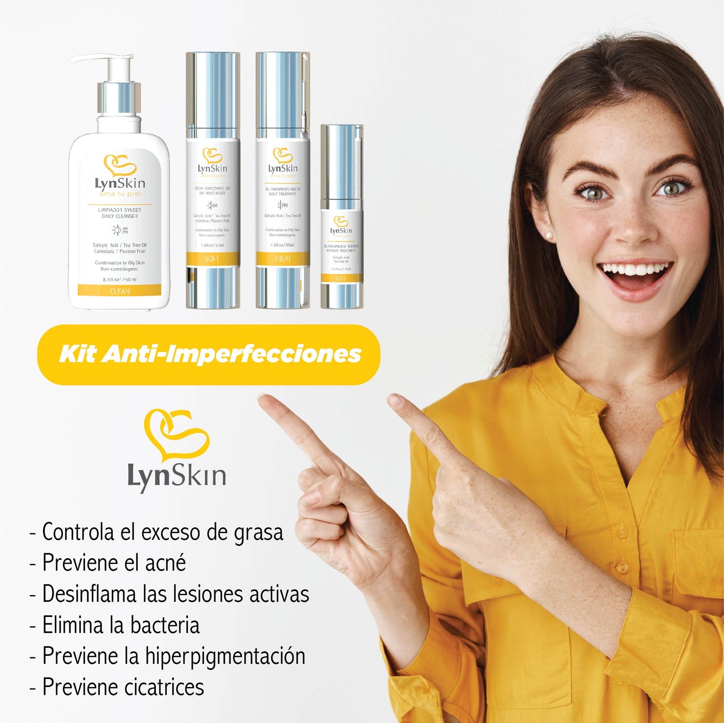 Kit Anti - Imperfecciones LynSkin